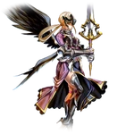 Valkyrie Brunhilde (3★) illustration in Valkyrie Connect.