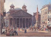 220px-Rudolf von Alt - Das Pantheon und die Piazza della Rotonda in Rom - 1835