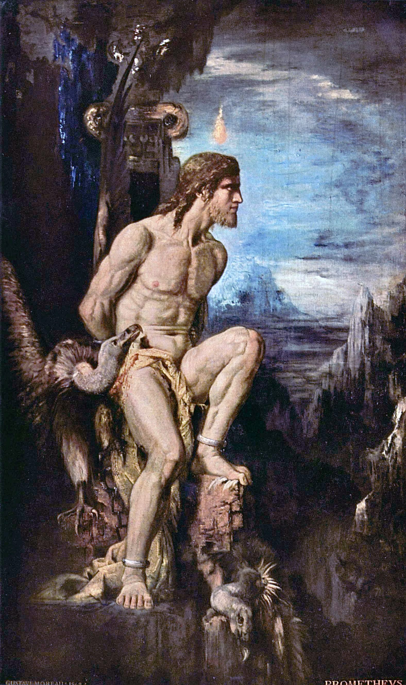 prometheus creating man