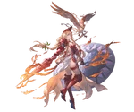 Athena in Granblue Fantasy