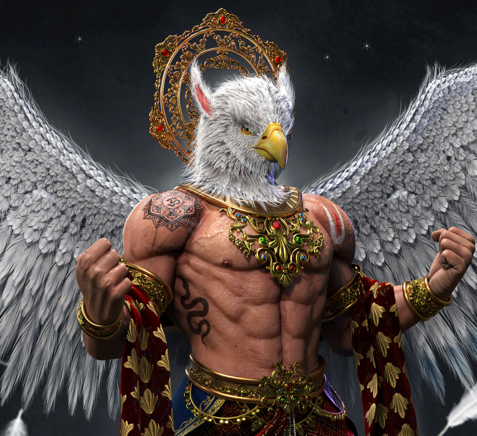 garuda mythical bird