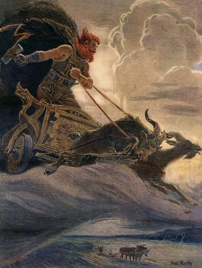 brave traveler battles with giant terrifying monsters. fantasy giant monster  in concept Norse Mythology. digital art style, illustration painting. Stock  Illustration
