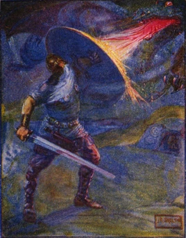 Beowulf and the dragon