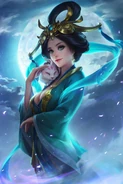 Chang'e as she appears from Smite.