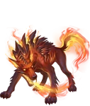 Hellhound in Creature Quest (2017)