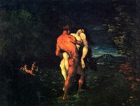 Retrieving Alcestis from the underworld (Paul Cézanne, 1867)