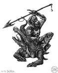 Artwork of Sallos by Yuki Fujisawa
