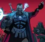 Koios as he appears in the graphic novel, The House of Hades by Rick Riordan. Art by Orpheus Collar (2024)