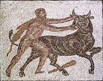 Heracles captures the bull