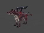 A Hellhound from the Unity Asset store by Mobile Interactive