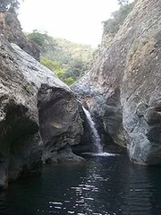 A waterfall near Mt Ida
