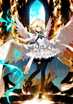 Metatron Jeanne as a Ruler-class servant in Fate/Grand Order.