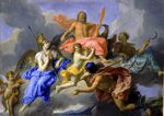 René-Antoine Houasse - Story of Minerva - Minerva and the Triumph of Jupiter, 1706