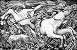 "Odin rides to Hel" (1908) by W. G. Collingwood