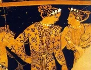 Eris and Themis at the Judgement of Paris