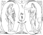 Skírnir and Gerðr I by Frølich