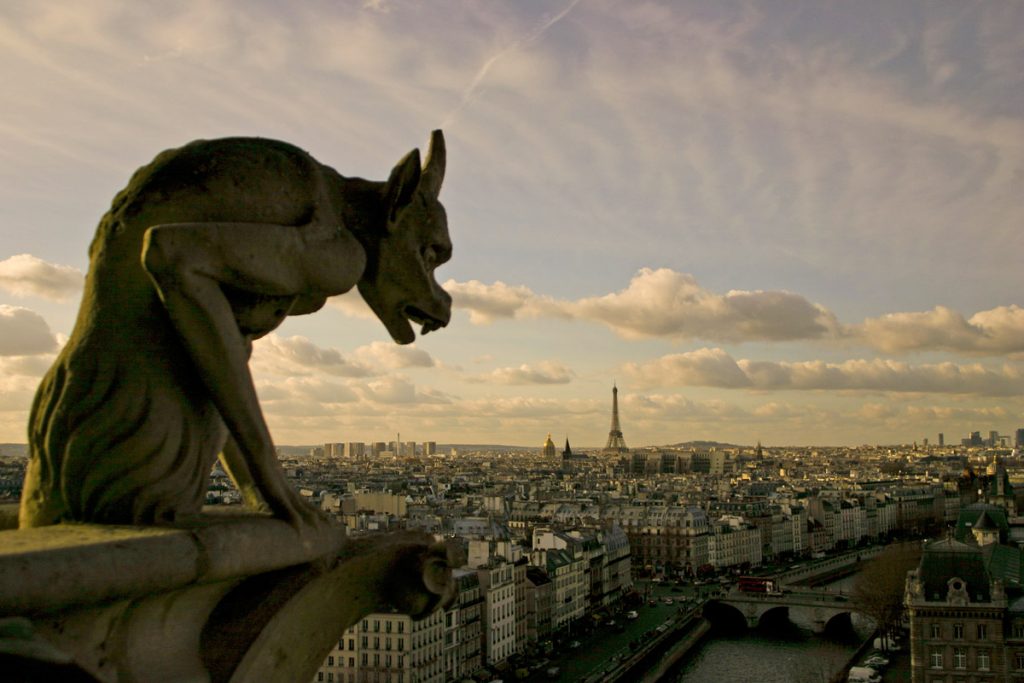 gothic gargoyles on buildings