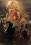 Thor's Fight with the Giants (1872) by Mårten Eskil Winge.
