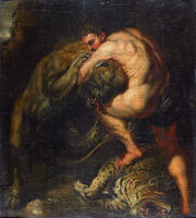 Pieter paul rubens, ercole e i leone nemeo, 02