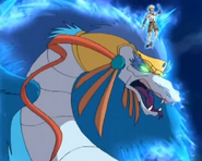 Quetzalcoatl and Lok in Huntik
