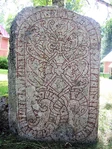 A depiction on the Drävle runestone from Uppland, Sweden.