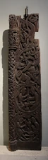 Carving from Hylestad Stave Church doorway (right side).