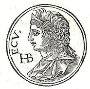 Hecuba from Guillaume Rouillé's Promptuarii Iconum Insigniorum (1553)