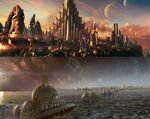 Asgard as depicted in the movie Thor