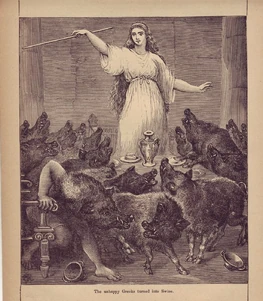 Circe transform Odysseus' men