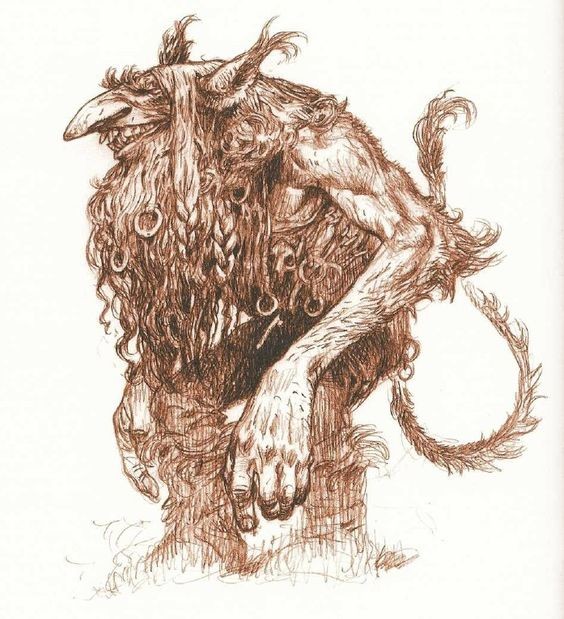 norwegian troll drawing