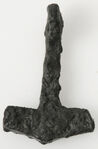 Iron shape of Mjöllnir found in Strandby, Sydvestfyn, Denmark.