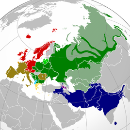 Map of the Indo-European Languages