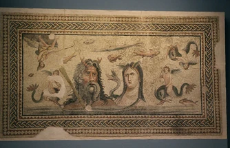 Mosaic depicting Oceanus and Tethys, Zeugma Mosaic Museum, Gaziantep