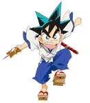 Yaiba2.webp (66 KB) Yaiba Kurogane, the Dragon God's successor in Yaiba: Samurai Legend.