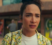 Eurydice "Riddy", portrayed by Aurora Perrineau in Kaos (2024)