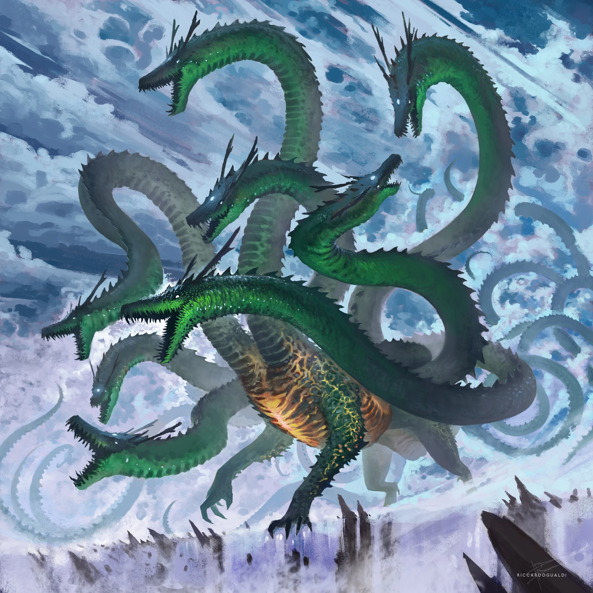Yamata no Orochi | Mythos and Legends Wiki | Fandom
