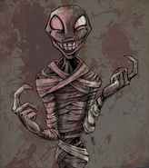 The Boogeyman as a mummy