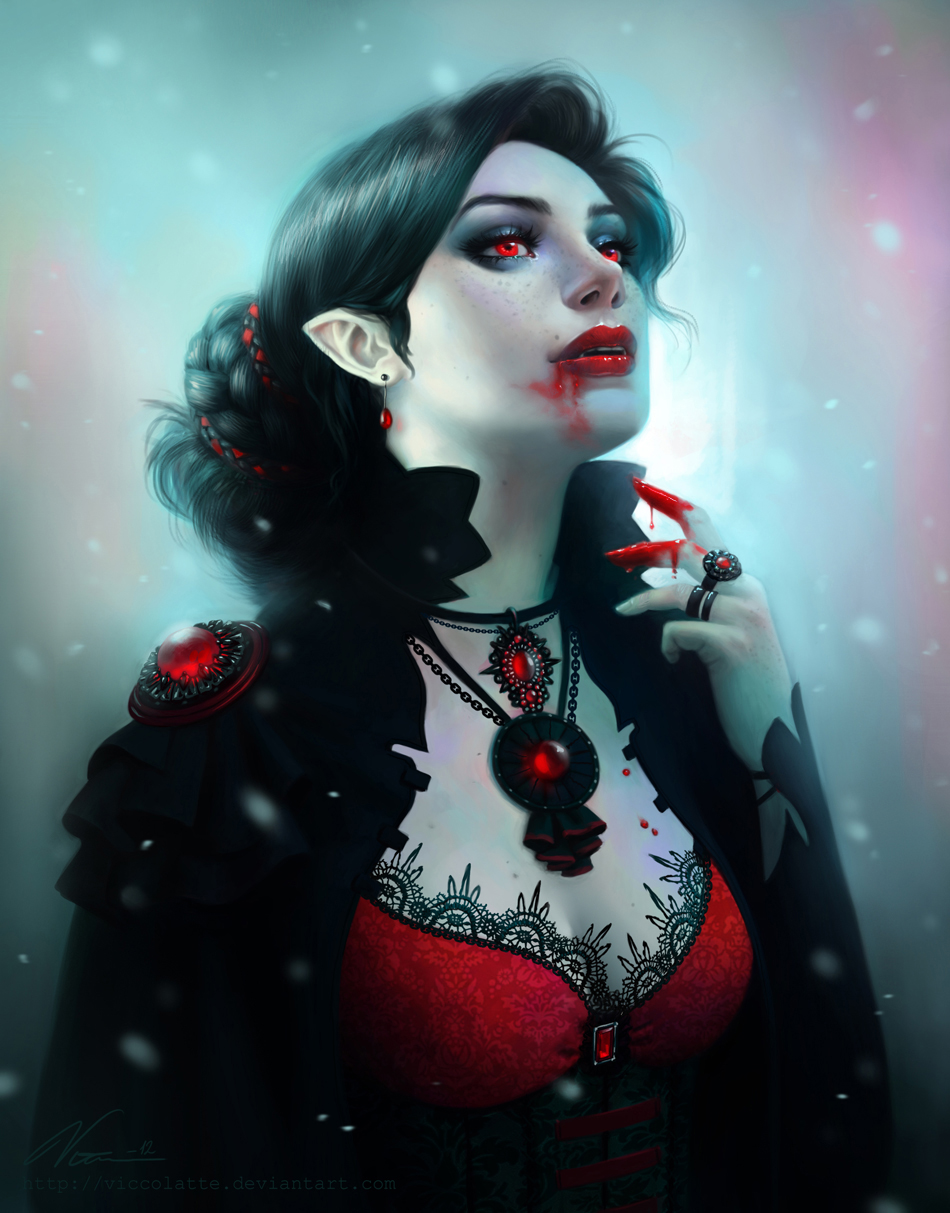Blood-Sucking Vampire Concept Art Straight From Transylvania