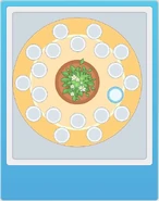 Drag food into slots or right click food in Backpack to add