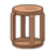 Wooden Hassock