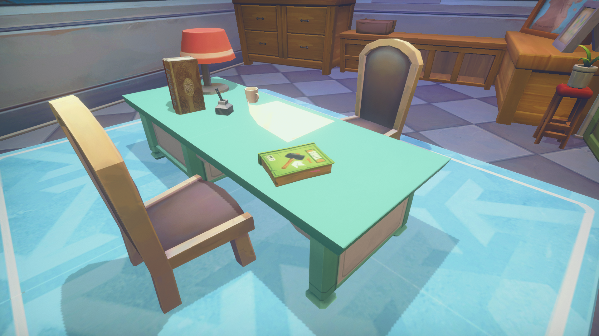 Simple desk deals portia