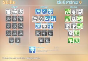 The skill page