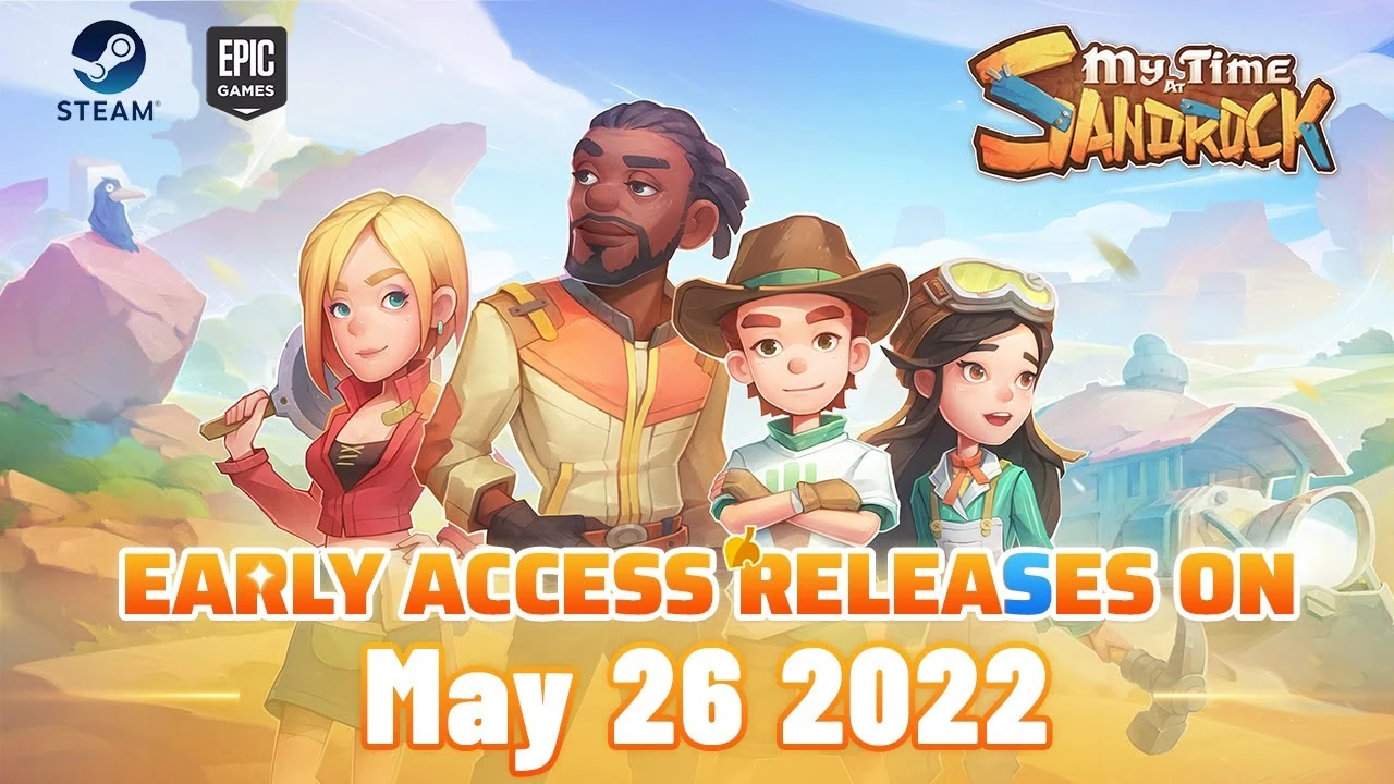 My Time at Sandrock enters Early Access on May 26, 2022. Available on Steam, Epic Games and WeGame.