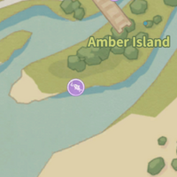 Amber Island Fishing Spot Map