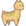 Carved Wooden Llama