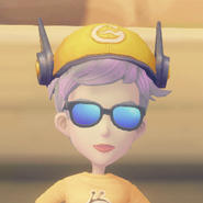 Player character wearing Egg Top, an unimplemented hat