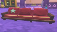 Dyed hardwood couch