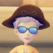 Player character wearing Captain's Tricorn