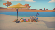 A picnic with your family on Amber Island