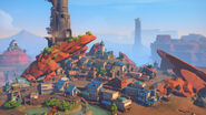 The desert town of Sandrock